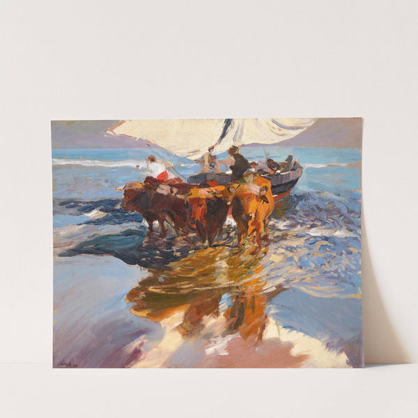 Vuelta De La Pesca. Playa De Valencia (The Return From Fishing, Valencia Beach) by Joaquín Sorolla