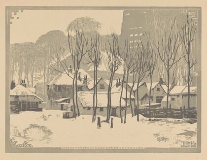 Vught in sneeuw