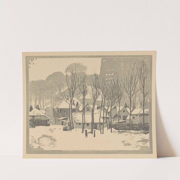 Vught in sneeuw by Huib Luns