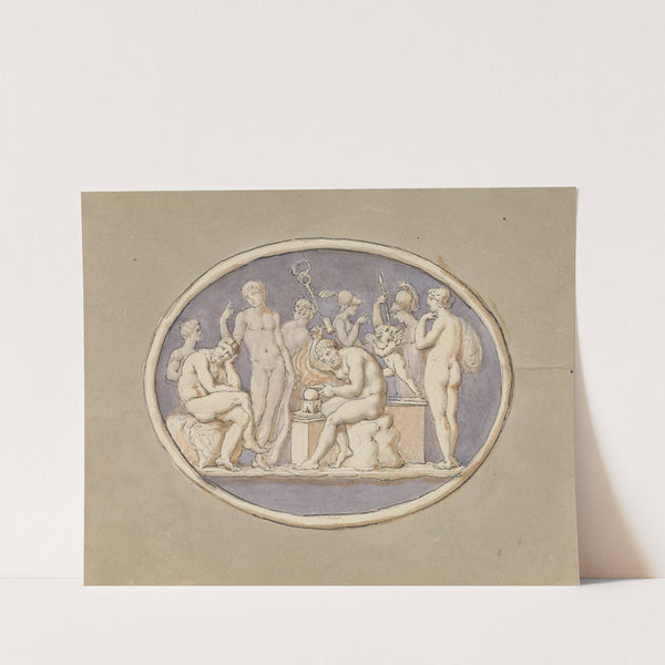 Vulcan and The Gods and Goddesses by Edward Francis Burney