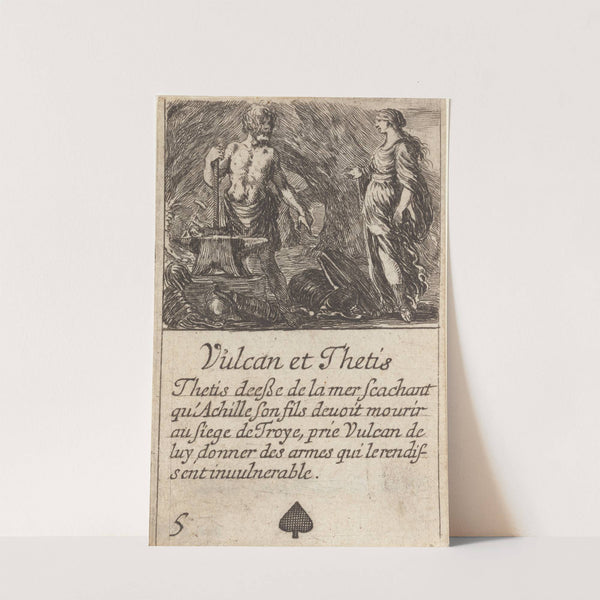 Vulcan et Thetis by Stefano Della Bella