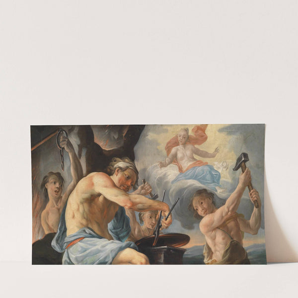 Vulcan Forges The Arms For Aeneas by Jacques Firens (Circle)