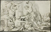 Vulcan Making Arms for Achilles, while Venus and Cupid Look On