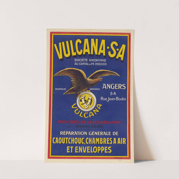 Vulcana S.A… Procédés de vulcanisation, réparation générale de caoutchouc, chambres à air et enveloppes (1913) by Imp. F. Champenois
