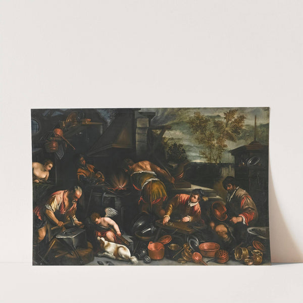 Vulcan's Forge by Follower of Jacopo da Ponte