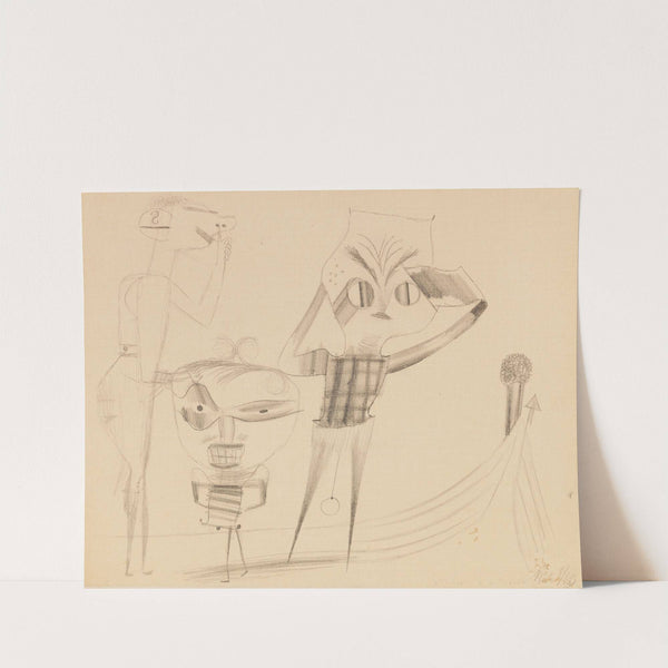 Vulgaere Komoedie (1922) by Paul Klee