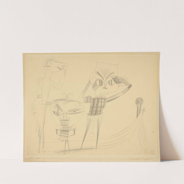 Vulgaere Komoedie by Paul Klee