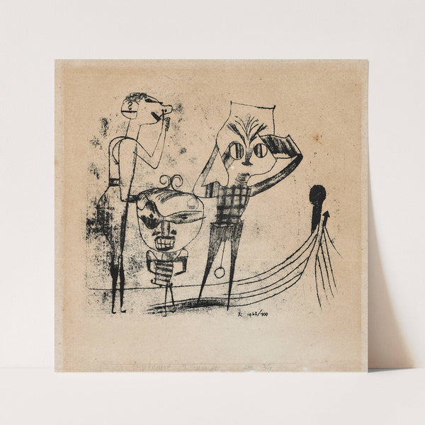 Vulgar Comedy (Vulgäre Komödie) (1922) by Paul Klee