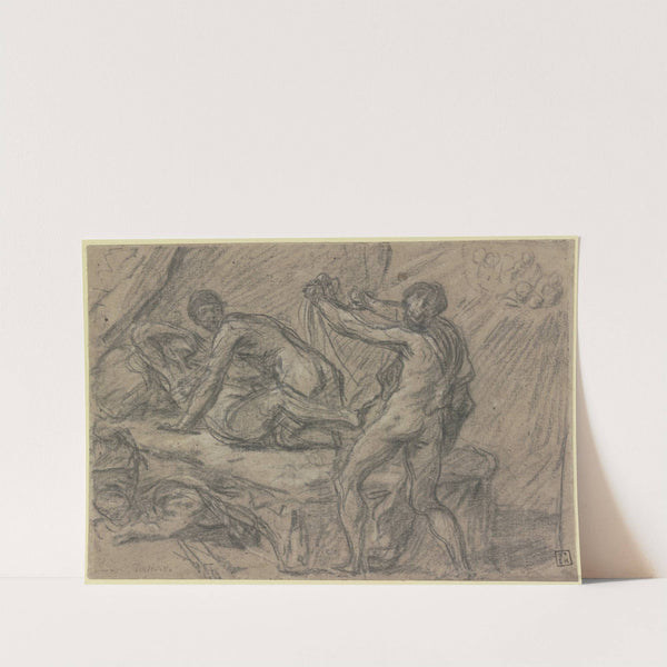 Vulkan überrascht Venus und Mars by Domenico Tintoretto