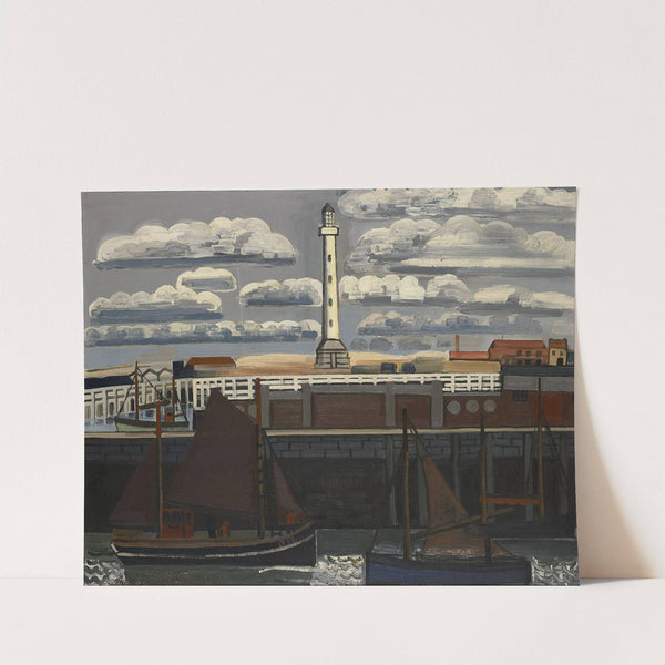 Vuurtoren te Oostende (1936) by Jean Brusselmans