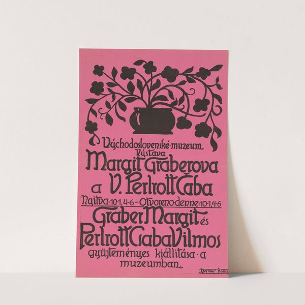 Výstava Margit Graberová a V. Perlrott Čaba by Anonymous