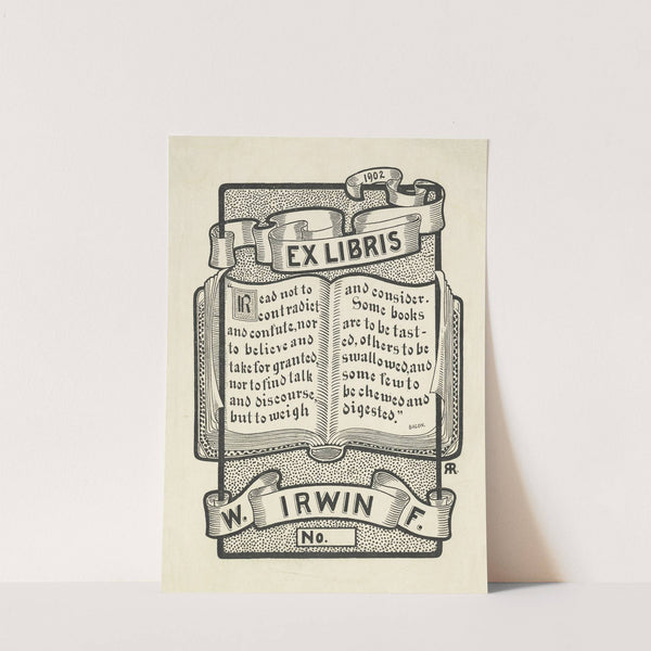 W. Francis Irwin (1902) by Ralph Loyal Reed