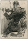 W.G. van Neyenhoff vioolspelend