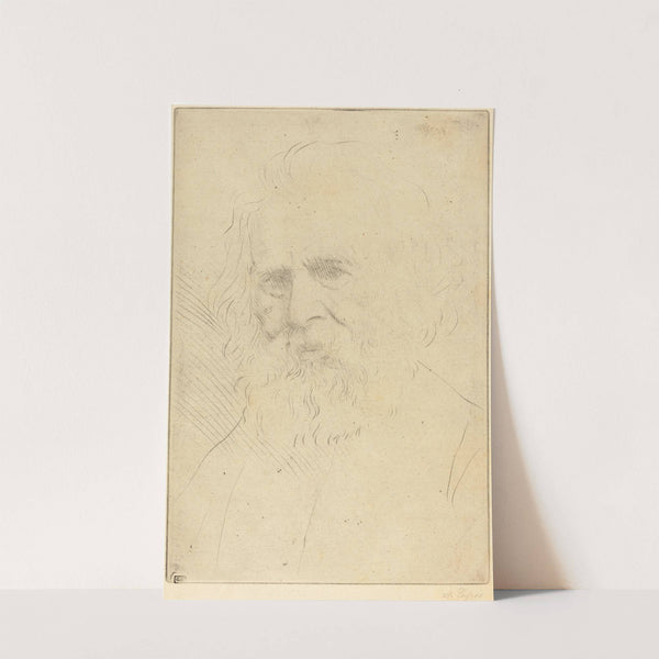 W.H. Longfellow, 1st plate by Alphonse Legros