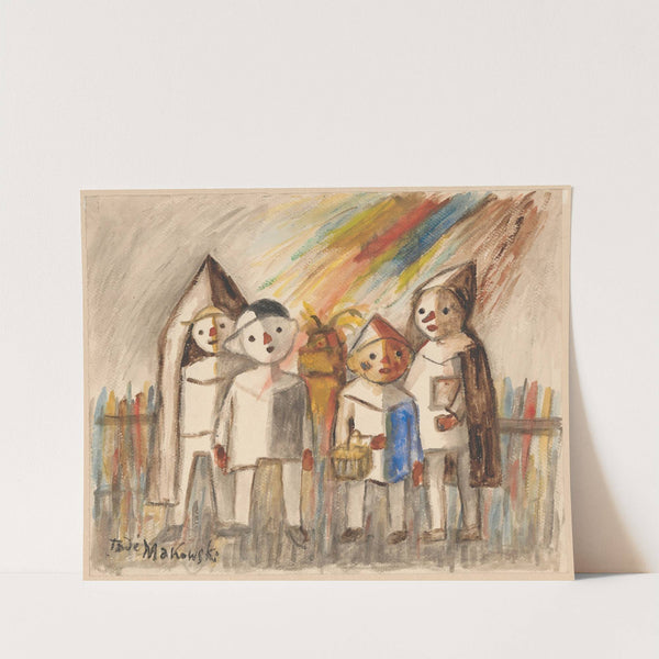 W promieniach słońca (1932) by Tadeusz Makowski