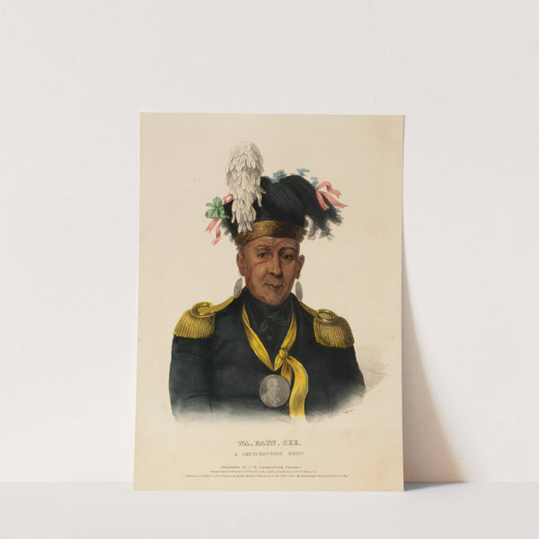 Wa-Baun-See, A Pottawatomie Chief (1838) by Charles Bird King