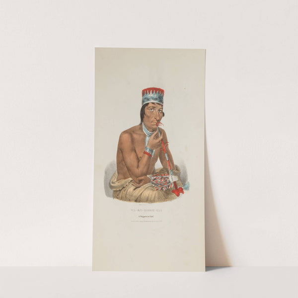 WA-EM-BOESH-KAA; A Chippeway Chief (1835) by James Otto Lewis