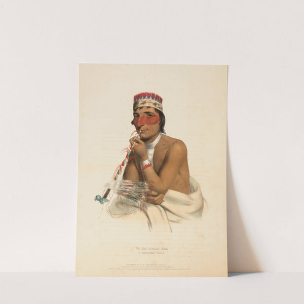 Wa-Em-Boesh-Kaa. A Chippeway Chief (1838) by Charles Bird King