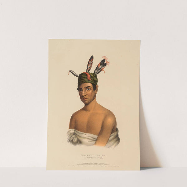 Wa-Kawn-Ha-Ka, A Winnebago Chief (1841) by Charles Bird King
