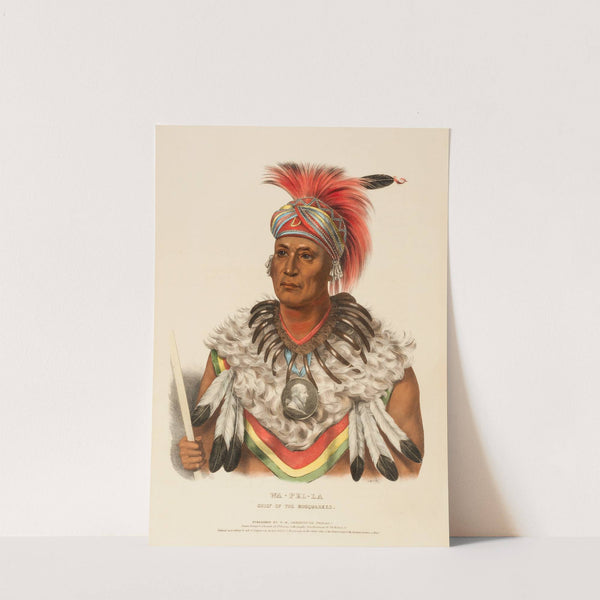 Wa-Pel-La. Chief Of The Musquakees (1838) by Charles Bird King