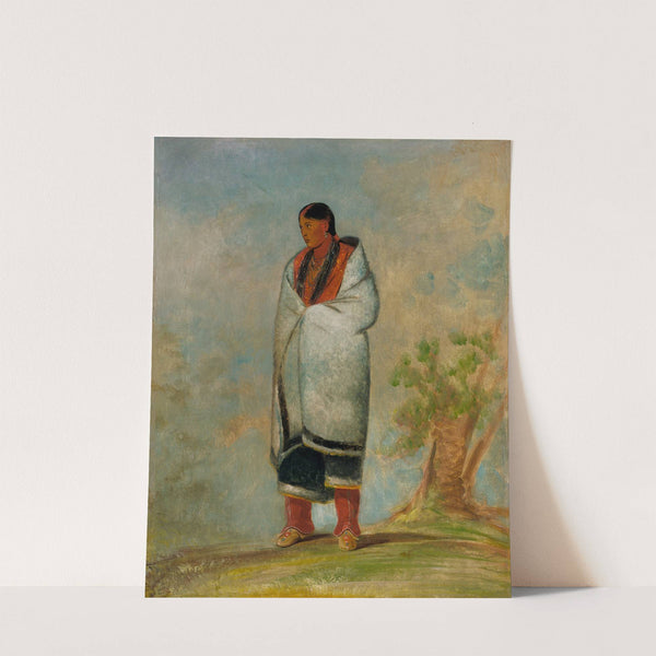 Wa-Quóth-E-Qua, The Buck's Wife, Wife of The Whale by George Catlin