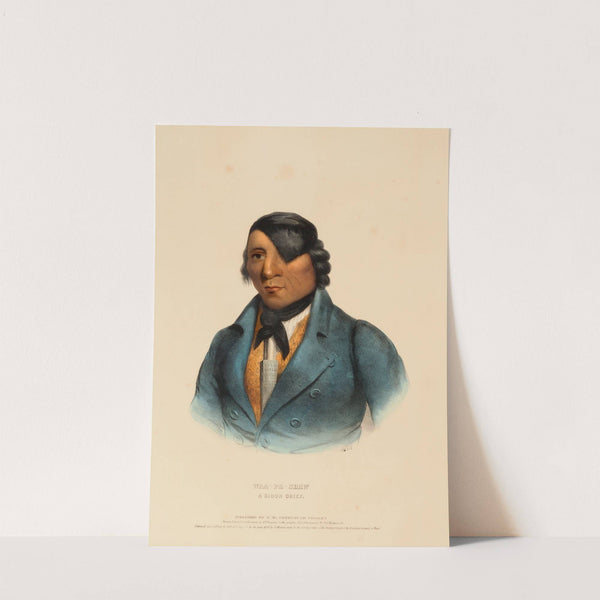 Waa-Pa-Shaw. A Sioux Chief (1838) by Charles Bird King