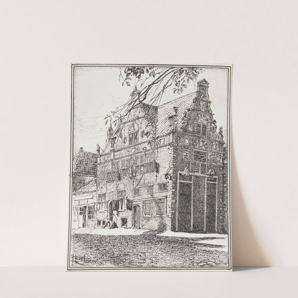 Waag te Enkhuizen (1938) by Huib Luns