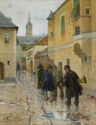 Wachau, Musicians Returning Home