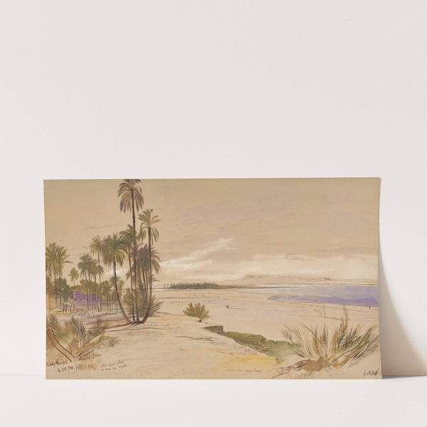 Wadi Halfa, Sudan (1867) by Edward Lear