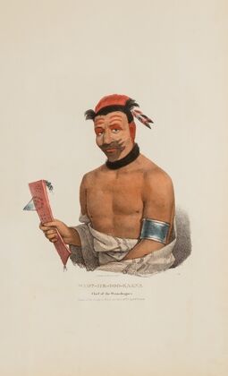 WADT-HE-DOO-KAANA; Chief of the Winnebagoes (1835) — size preview