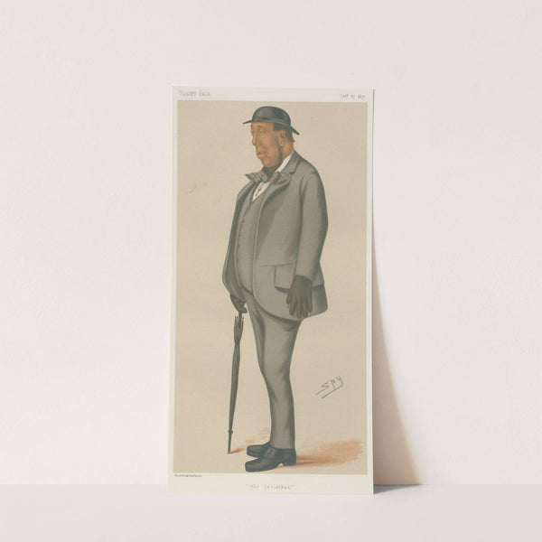 Wagerers; ‘The Leviathan’, Mr. Steel, October 27, 1877 (1877) by Leslie Matthew Ward