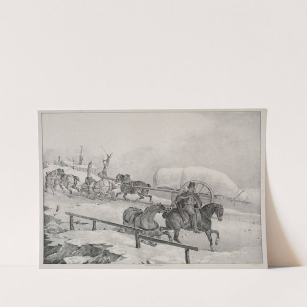 Wagoner Climbing a Hill (1823) by Théodore Géricault