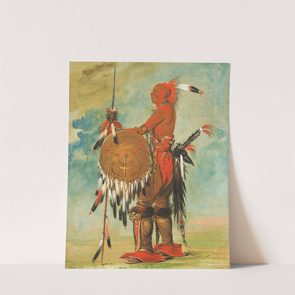 Wáh-Pa-Ko-Lás-Kuk, Bear's Track by George Catlin