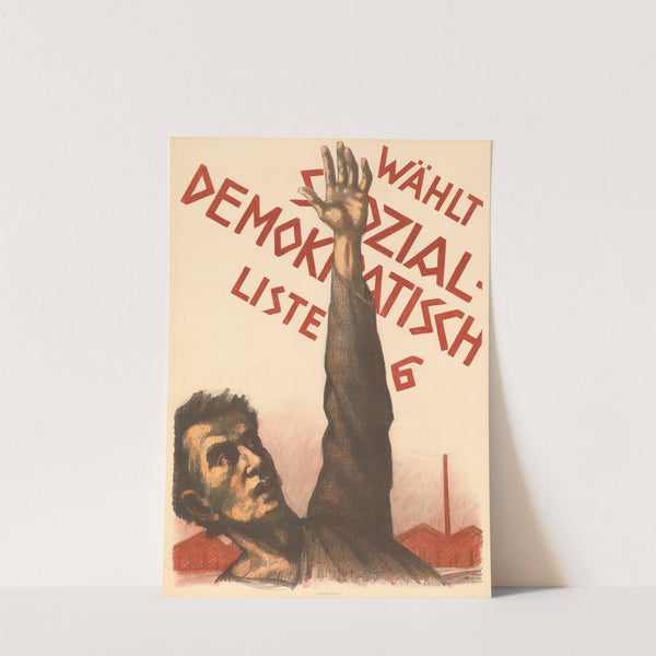 Wählt sozialdemokratisch – Liste 6 (1928) by Alfred Marxer