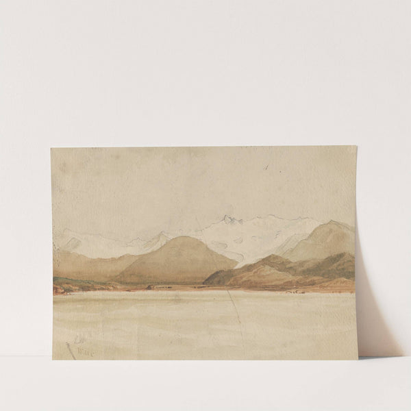 Waiau Glacier, Mount Cook range by William Marshall Cooper