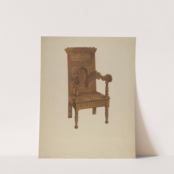 Wainscot Armchair by Leo Drozdoff
