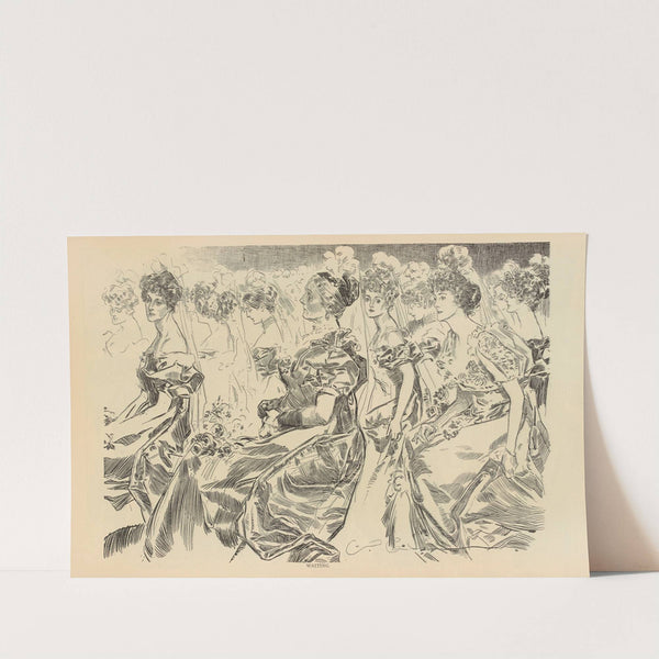 Waiting (1893-1900) by Charles Dana Gibson