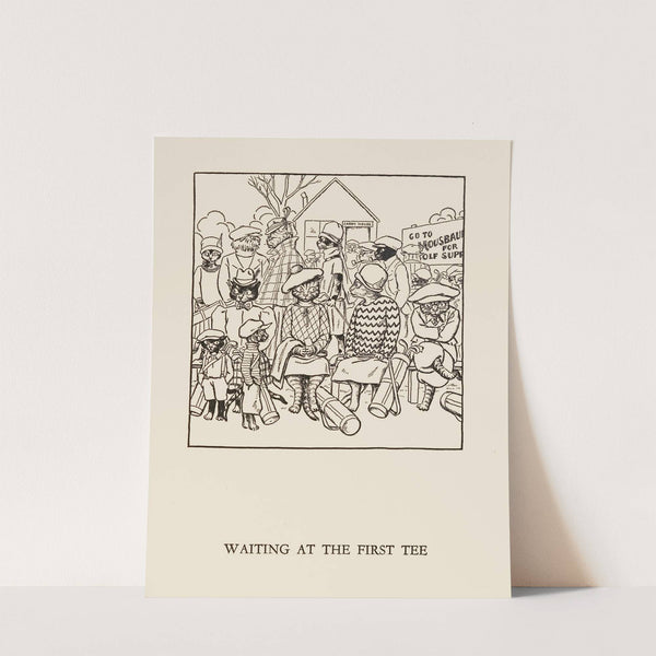 Waiting at the first tee by William Ely Hill