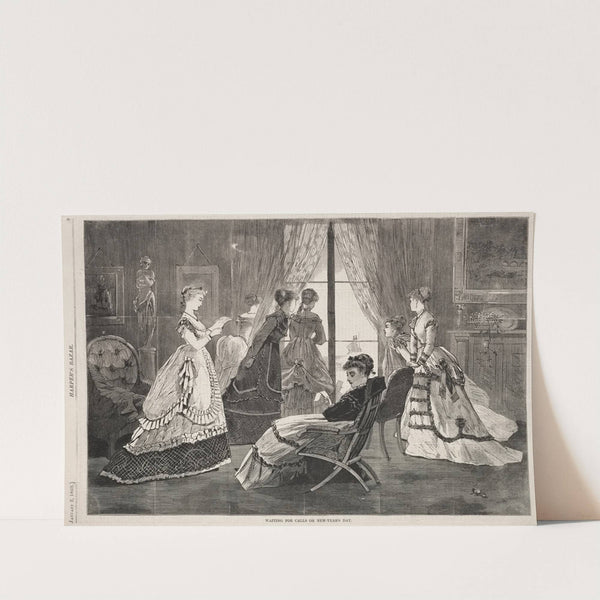 Waiting for Calls on New Year’s Day (1869) by Winslow Homer