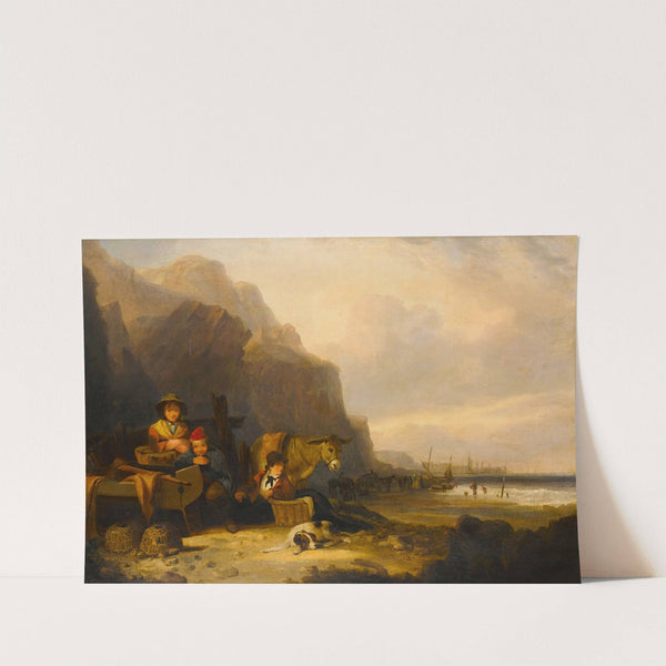 Waiting for the ferry by William Shayer