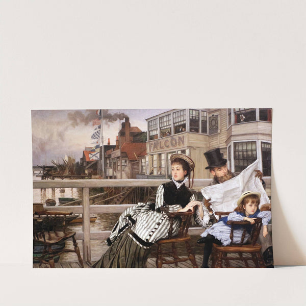 Waiting for the ferry at the falcon tavern (1874) by James Tissot