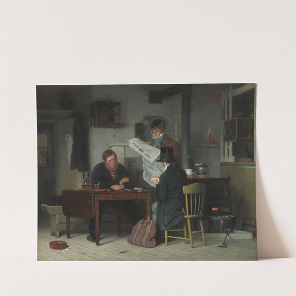 Waiting for the Stage by Richard Caton Woodville