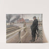 Waiting for the Train. Level Crossing by Roskilde Highway (1914) by Laurits Andersen Ring