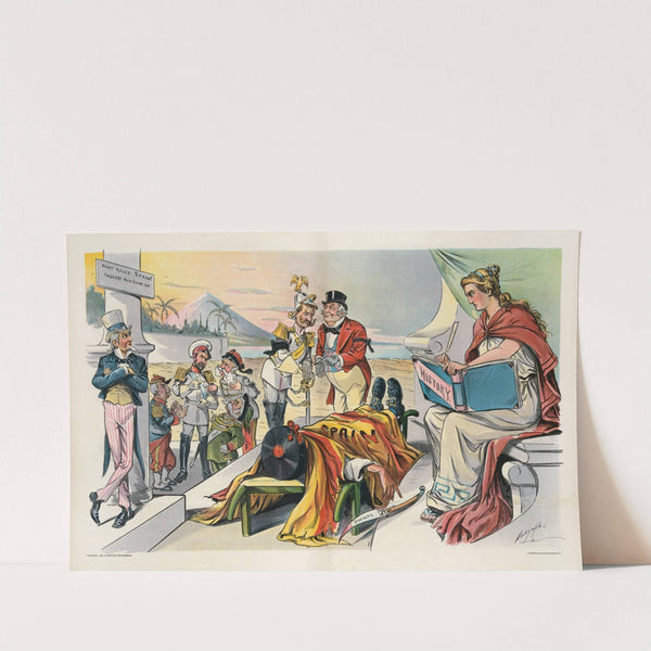 Waiting for the verdict by Louis Dalrymple