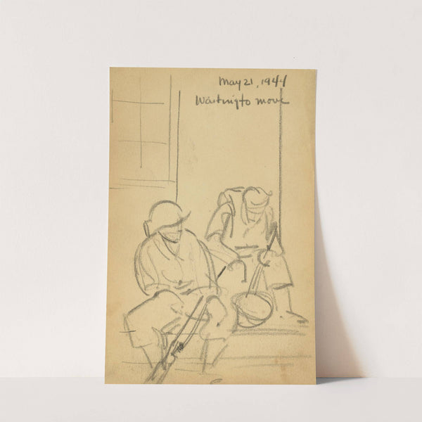 Waiting to move (1944) by Victor Alfred Lundy