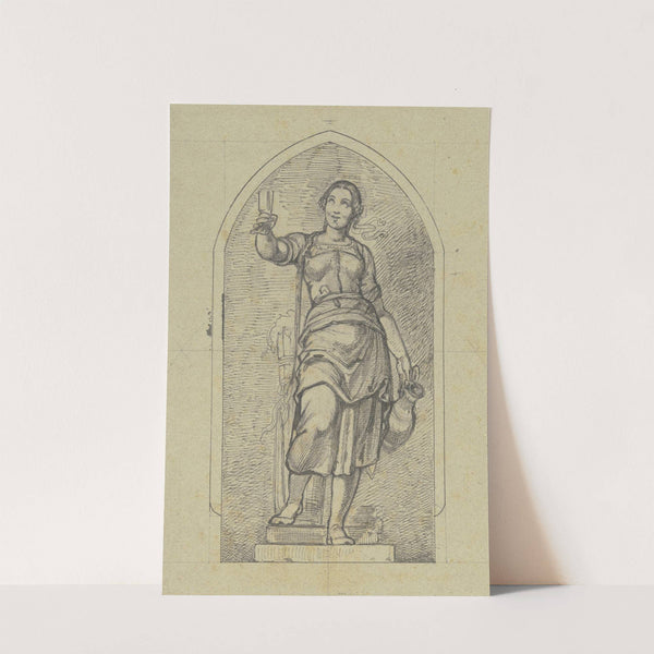 Waitress as a figurine by Ferdinand Fellner