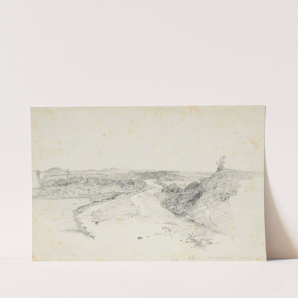 Waiwakaiho River, Taranaki looking to mouth by James Crowe Richmond