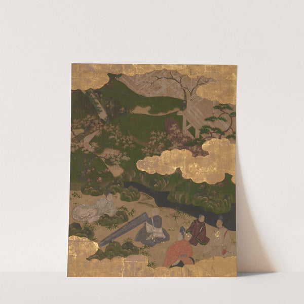 Wakamurasaki (The Young Murasaki or Lavender) by Tosa School