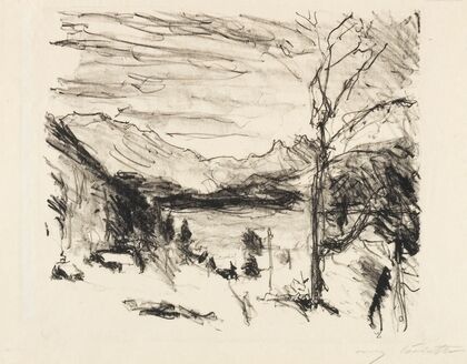 Walchensee im Nebel (1920)