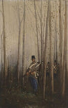 Wald mit Soldaten
